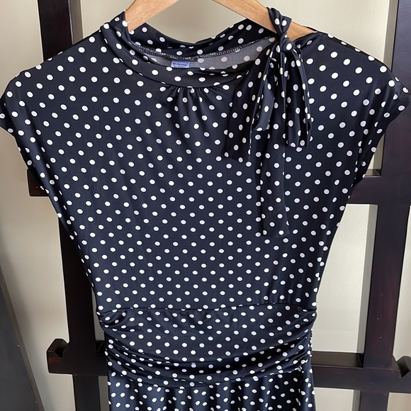 Retrolicious Dresses & Skirts - Gorgeous Retrolicious brand, polka dots dress with tie bow on shoulder, Size M